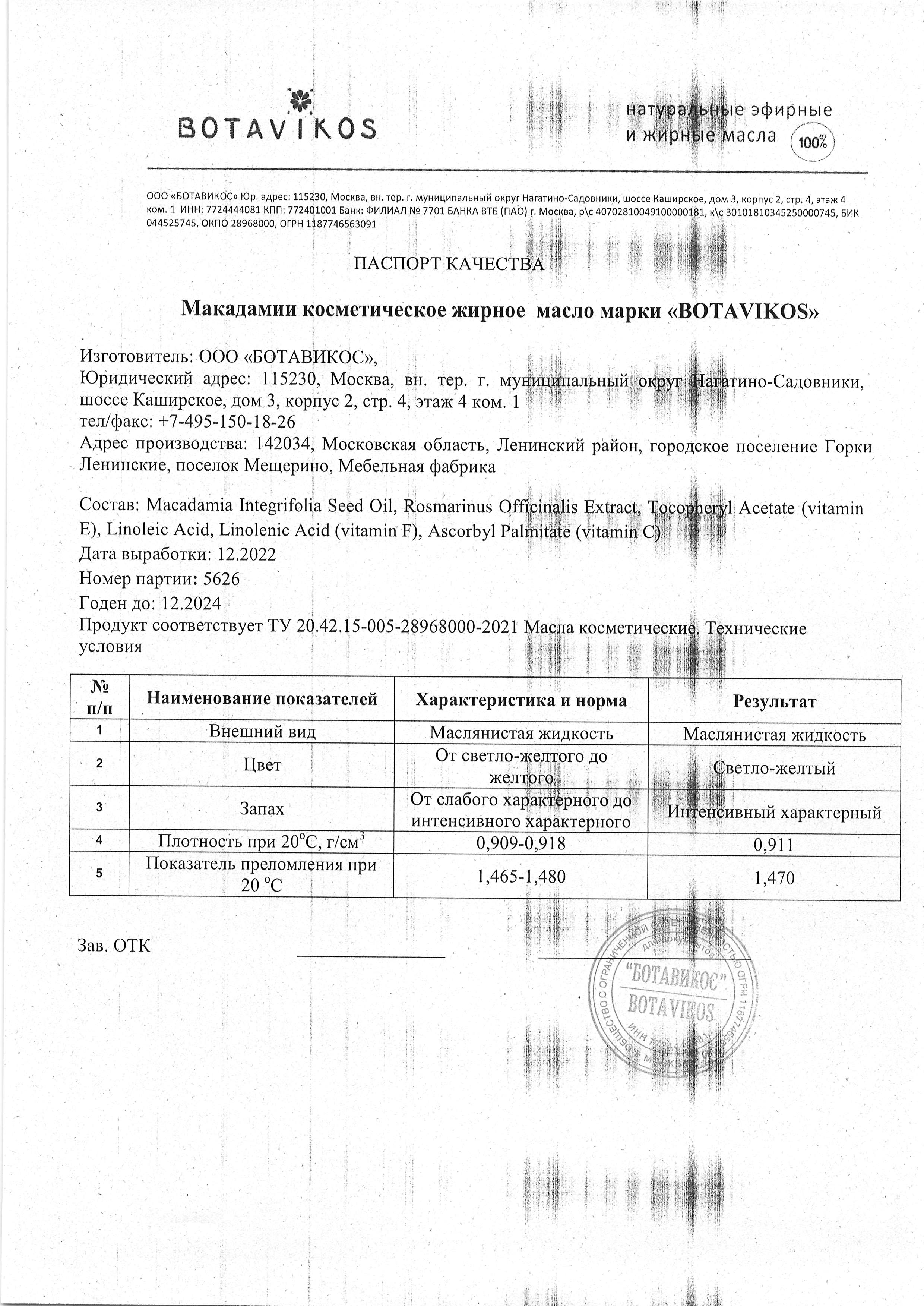 Паспорт №122022